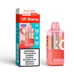 Off Stamp Crystal Cube 35k Puff Disposable Replacement Pod Cartridge-Peach Berry