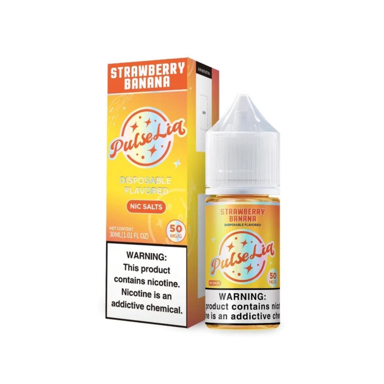 Pulse Liq Strawberry Banana Salt 30ml E-Juice 50mg