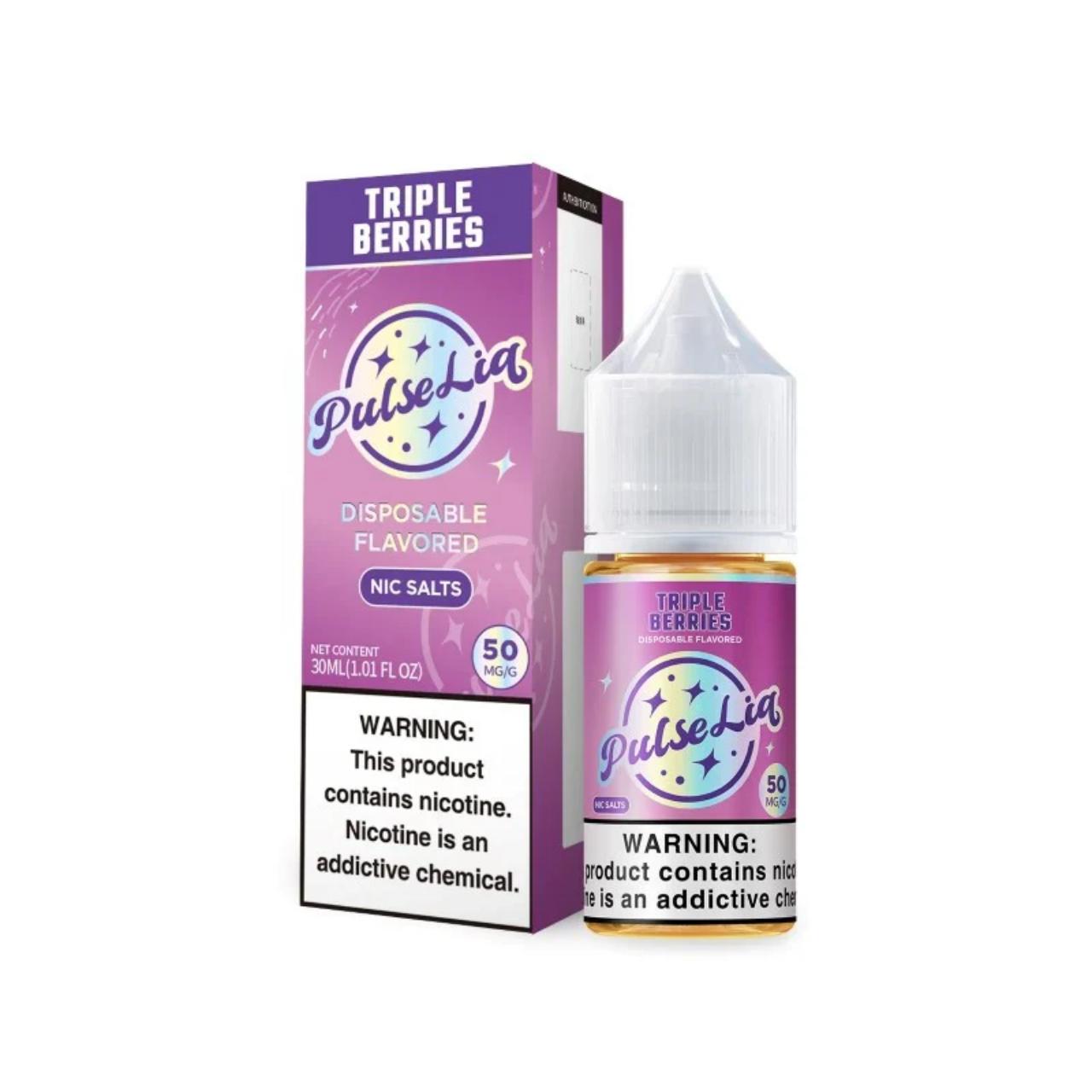 Pulse Liq Triple Berries Salt 30ml E-Juice 50mg