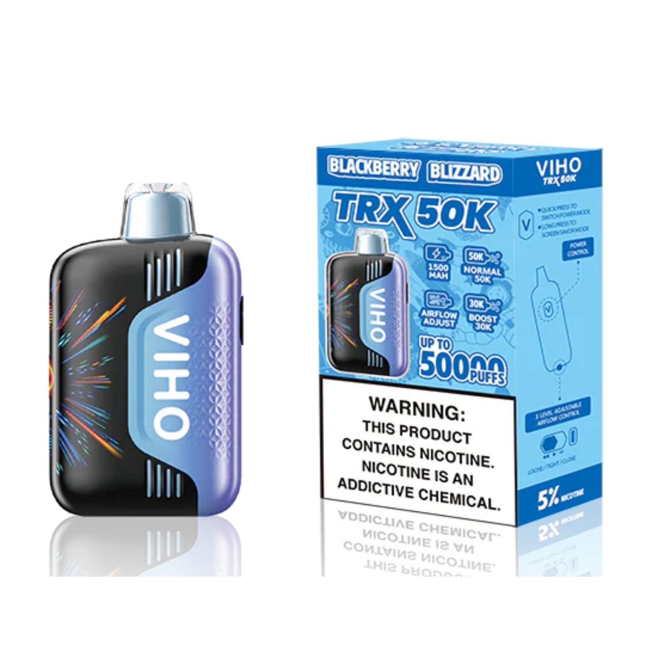 VIHO TRX 50K Puff Disposable Blackberry Blizzard VIHO TRX 50K Puff Disposable Blackberry Blizzard