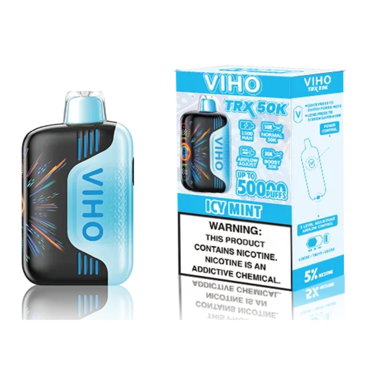VIHO-TRX-50K-Puff-Disposable-Icy-Mint VIHO-TRX-50K-Puff-Disposable-Icy-Mint