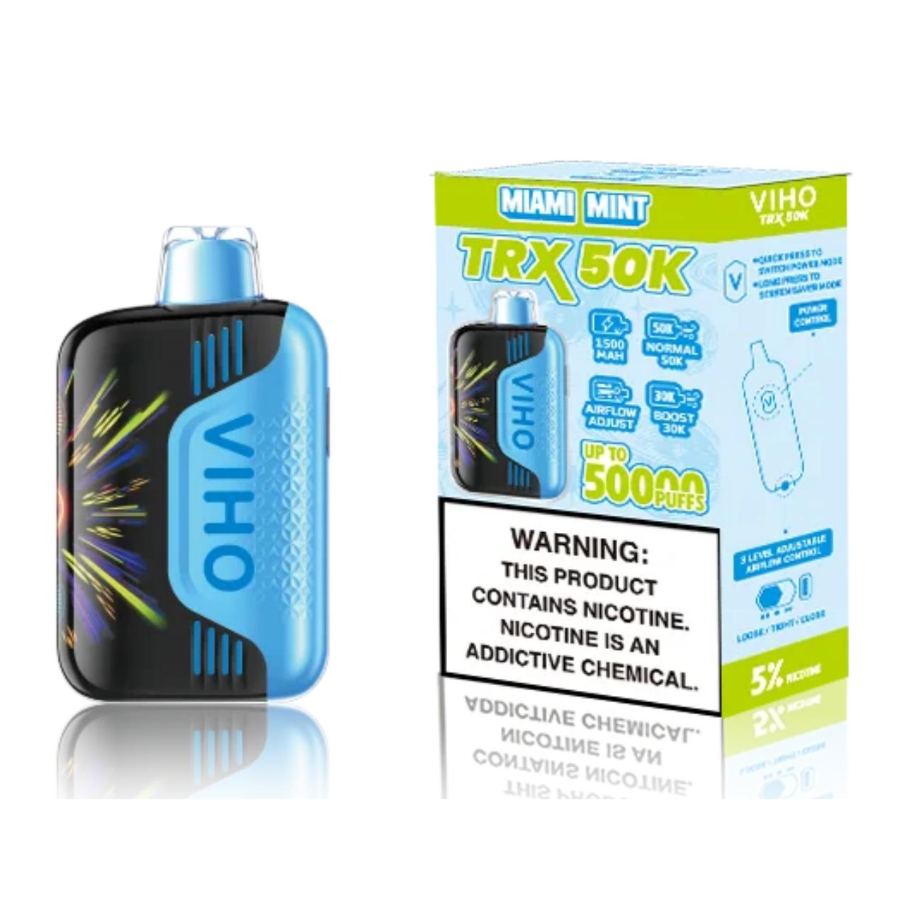 VIHO-TRX-50K-Puff-Disposable-Miami-Mint VIHO-TRX-50K-Puff-Disposable-Miami-Mint