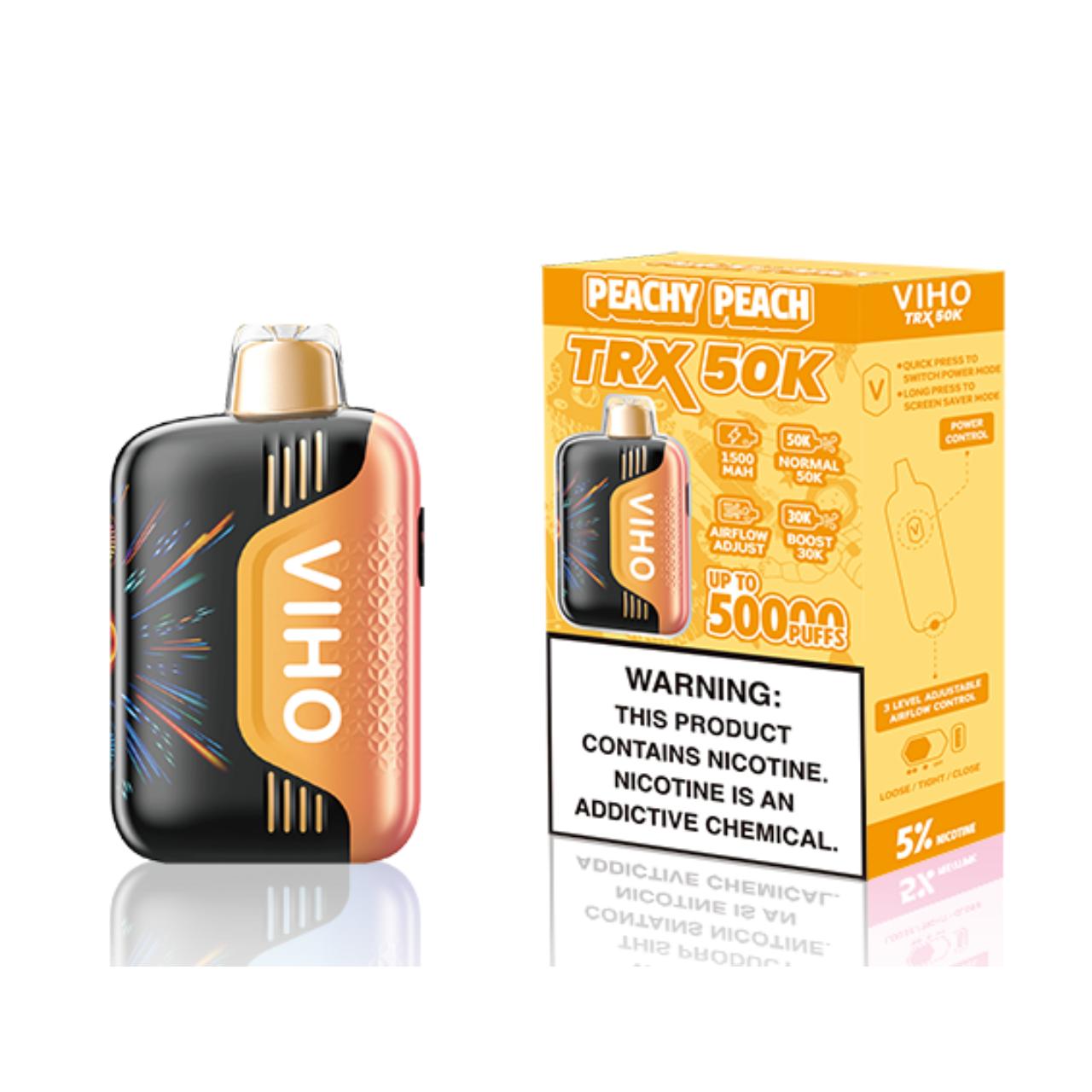 VIHO TRX 50K Puff Disposable PEACHY PEACH VIHO TRX 50K Puff Disposable PEACHY PEACH