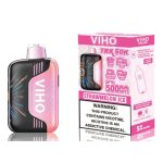 VIHO-TRX-50K-Puff-Disposable-Strawmelon-Ice