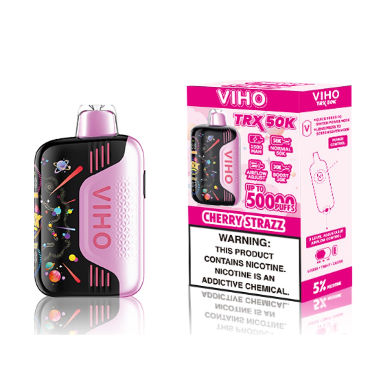 VIHO TRX 50K Puff Disposable cherry strazz VIHO TRX 50K Puff Disposable cherry strazz