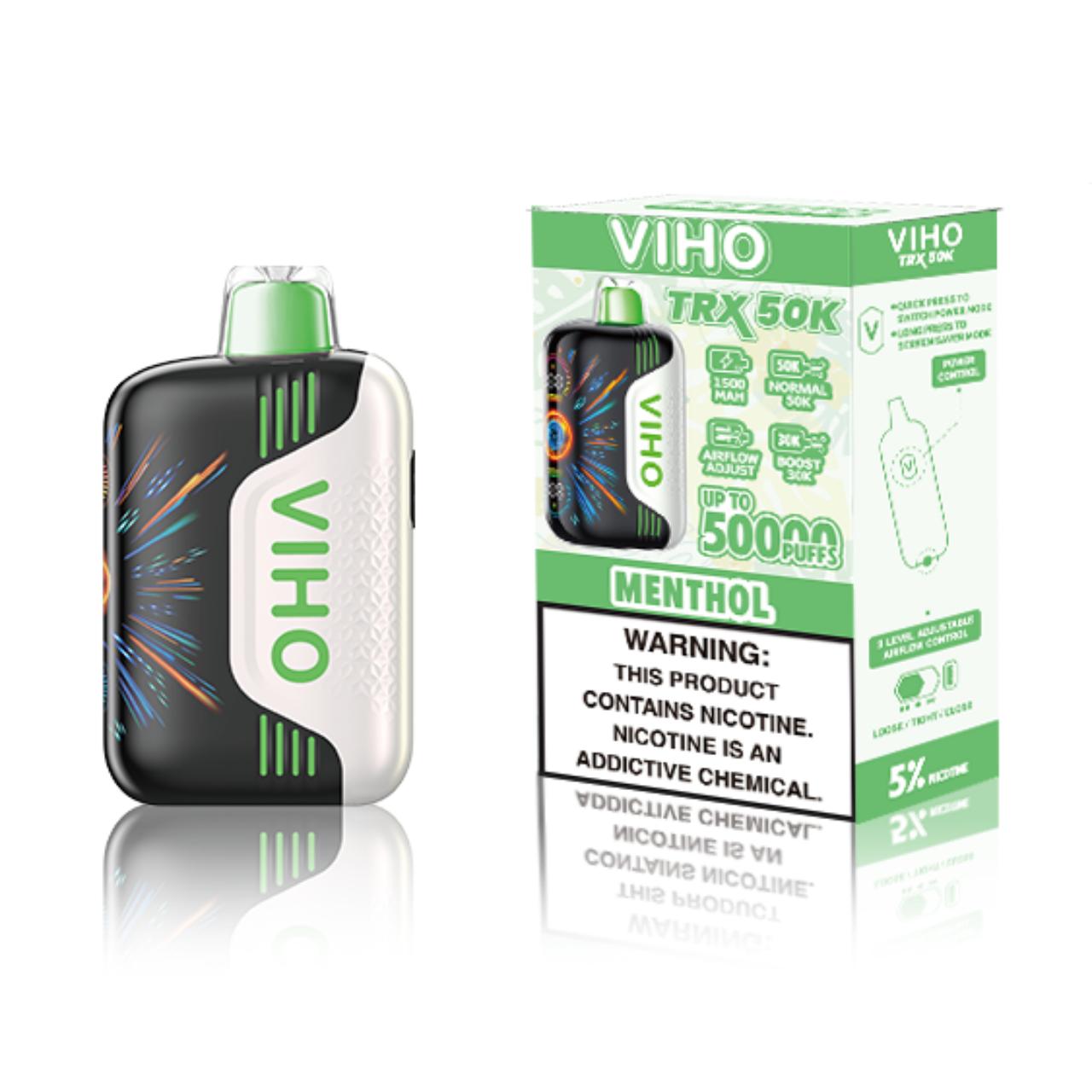 VIHO TRX 50K Puff Disposable menthol VIHO TRX 50K Puff Disposable menthol