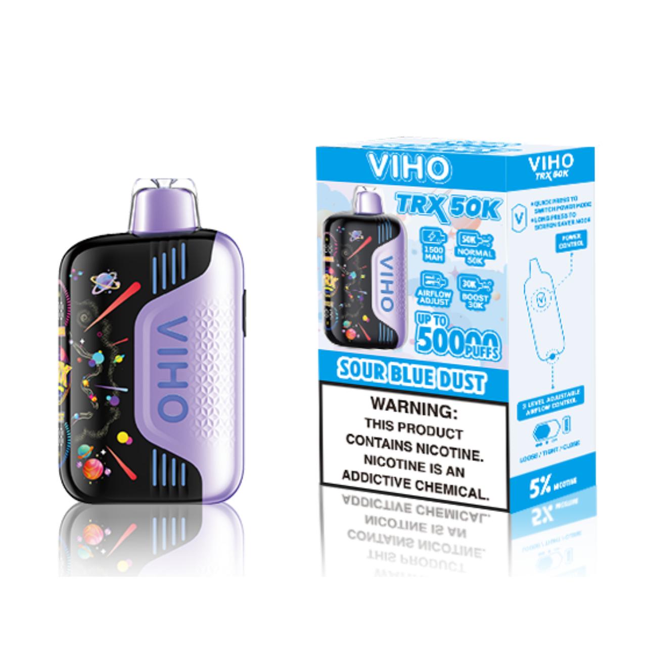 VIHO TRX 50K Puff Disposable sour blue dust VIHO TRX 50K Puff Disposable sour blue dust