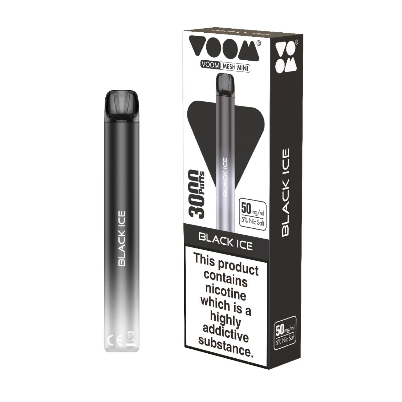 Voom Mesh 3000 Puff Disposable Black Ice Voom Mesh 3000 Puff Disposable Black Ice