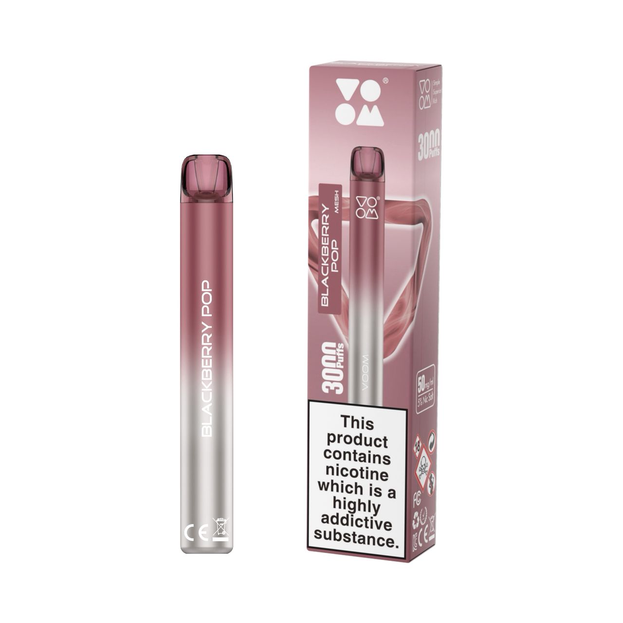 Voom Mesh 3000 Puff Disposable Blackberry Pop Voom Mesh 3000 Puff Disposable Blackberry Pop