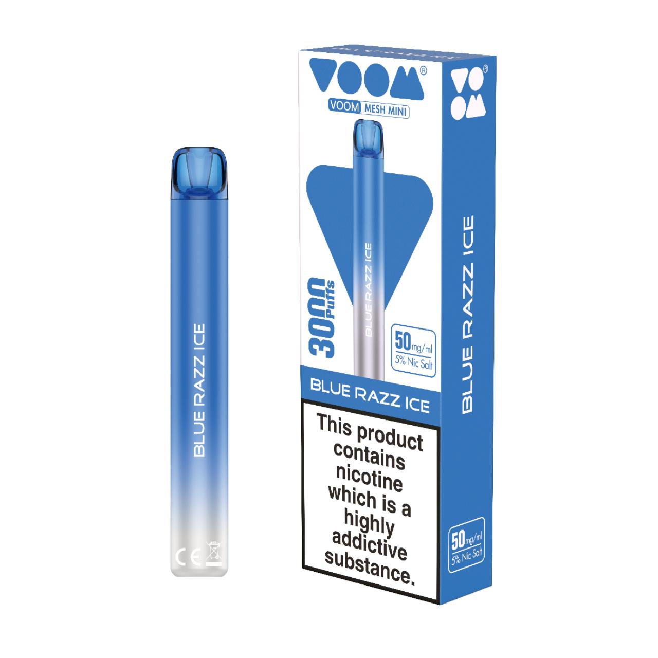 Voom Mesh 3000 Puff Disposable Blue Razz Ice Voom Mesh 3000 Puff Disposable Blue Razz Ice