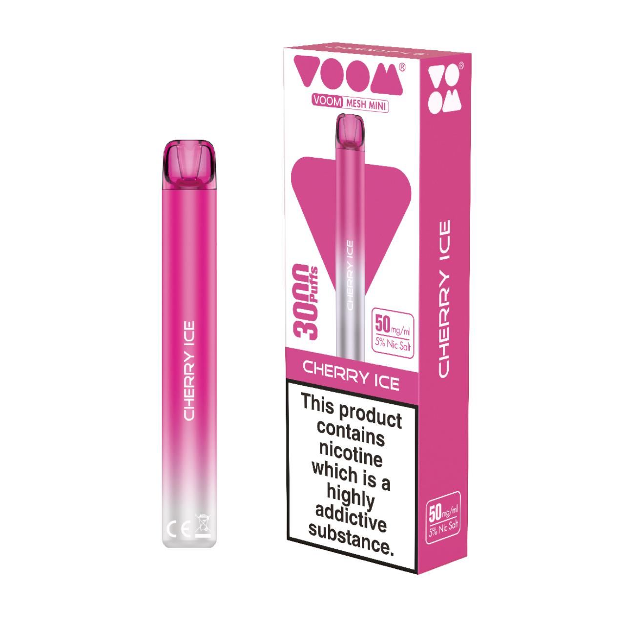 Voom Mesh 3000 Puff Disposable Cherry Ice Voom Mesh 3000 Puff Disposable Cherry Ice