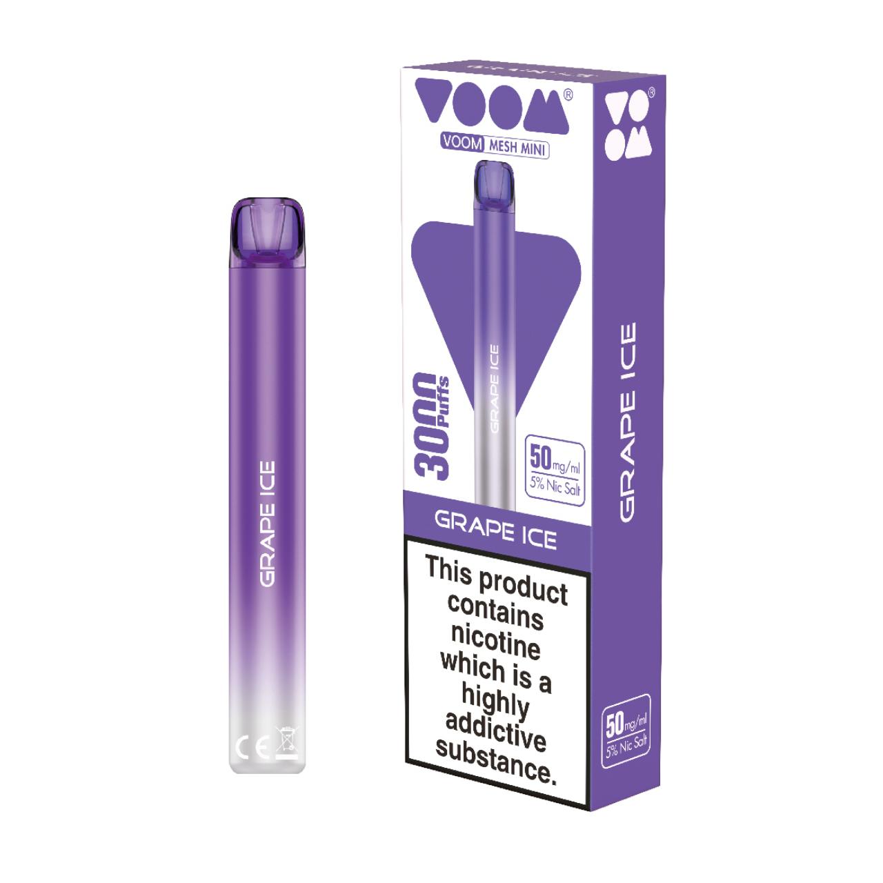 Voom Mesh 3000 Puff Disposable Grape Ice Voom Mesh 3000 Puff Disposable Grape Ice