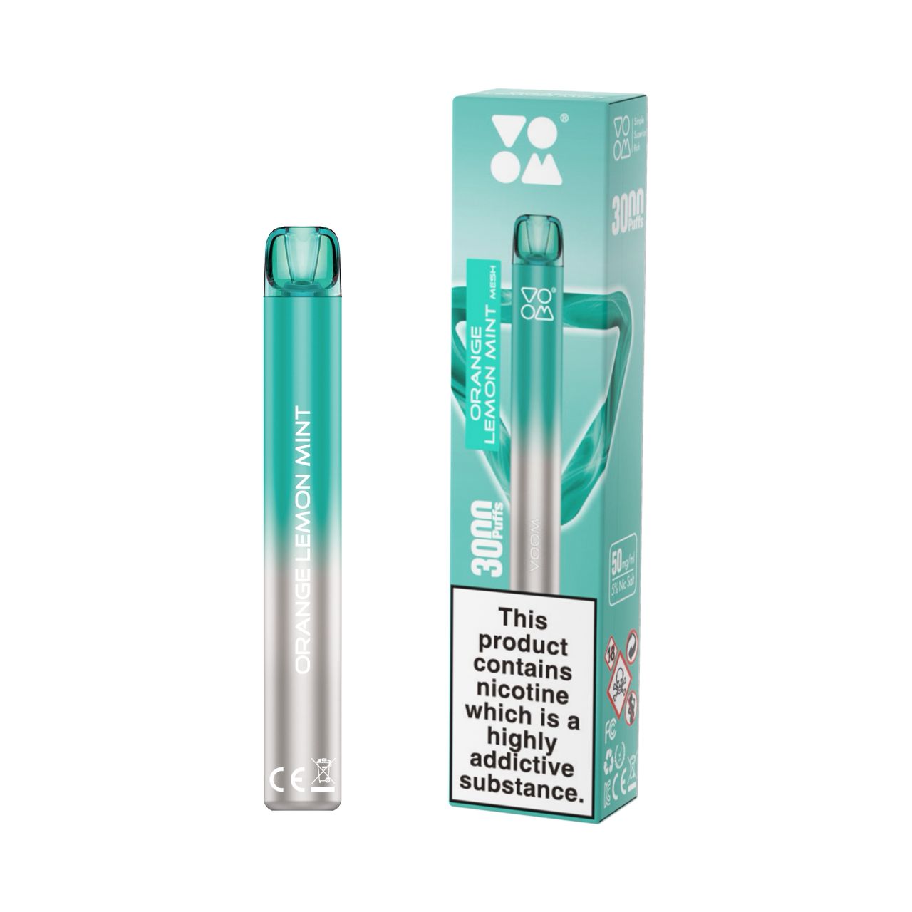Voom Mesh 3000 Puff Disposable Orange Lemon Mint Voom Mesh 3000 Puff Disposable Orange Lemon Mint