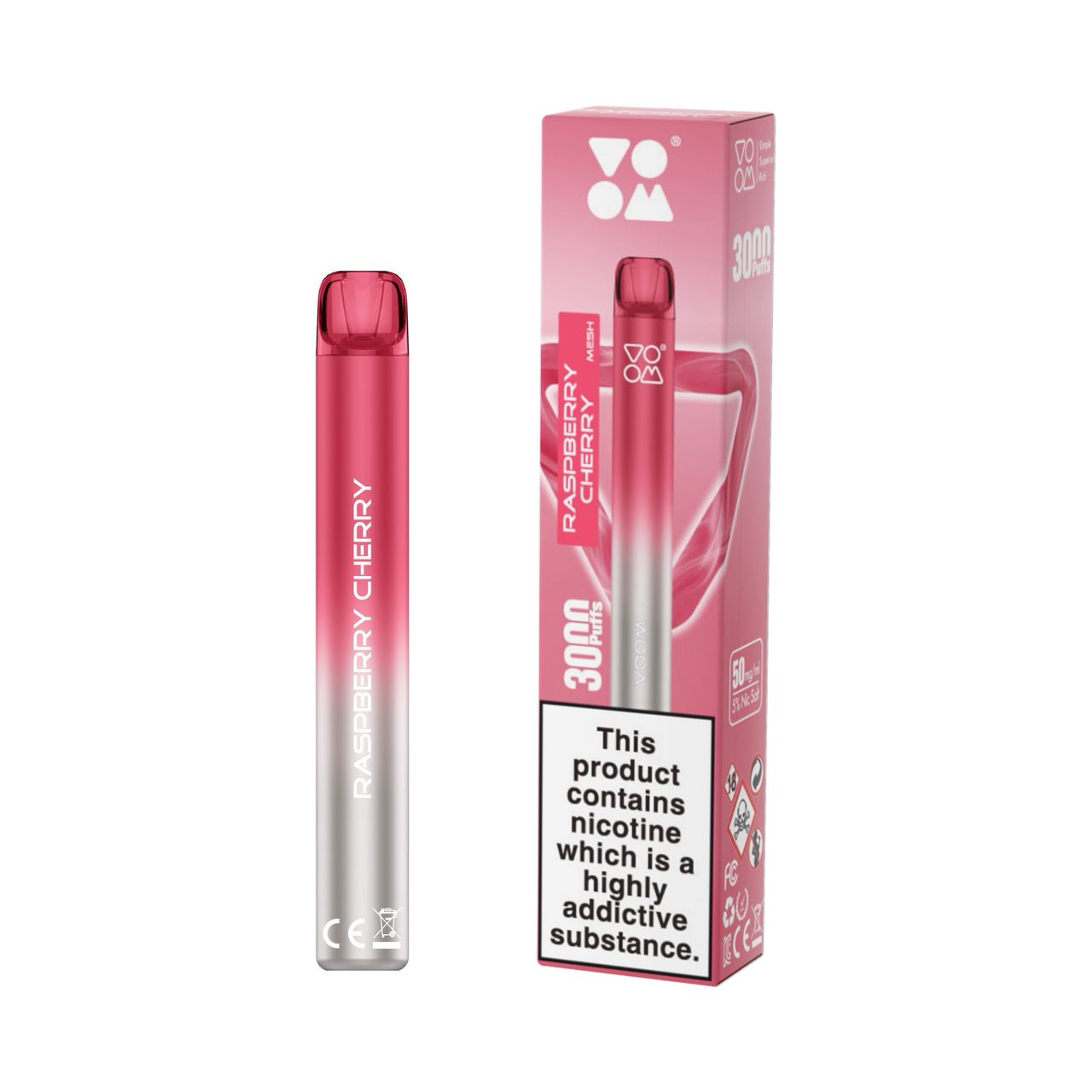 Voom Mesh 3000 Puff Disposable Raspberry Cherry Voom Mesh 3000 Puff Disposable Raspberry Cherry