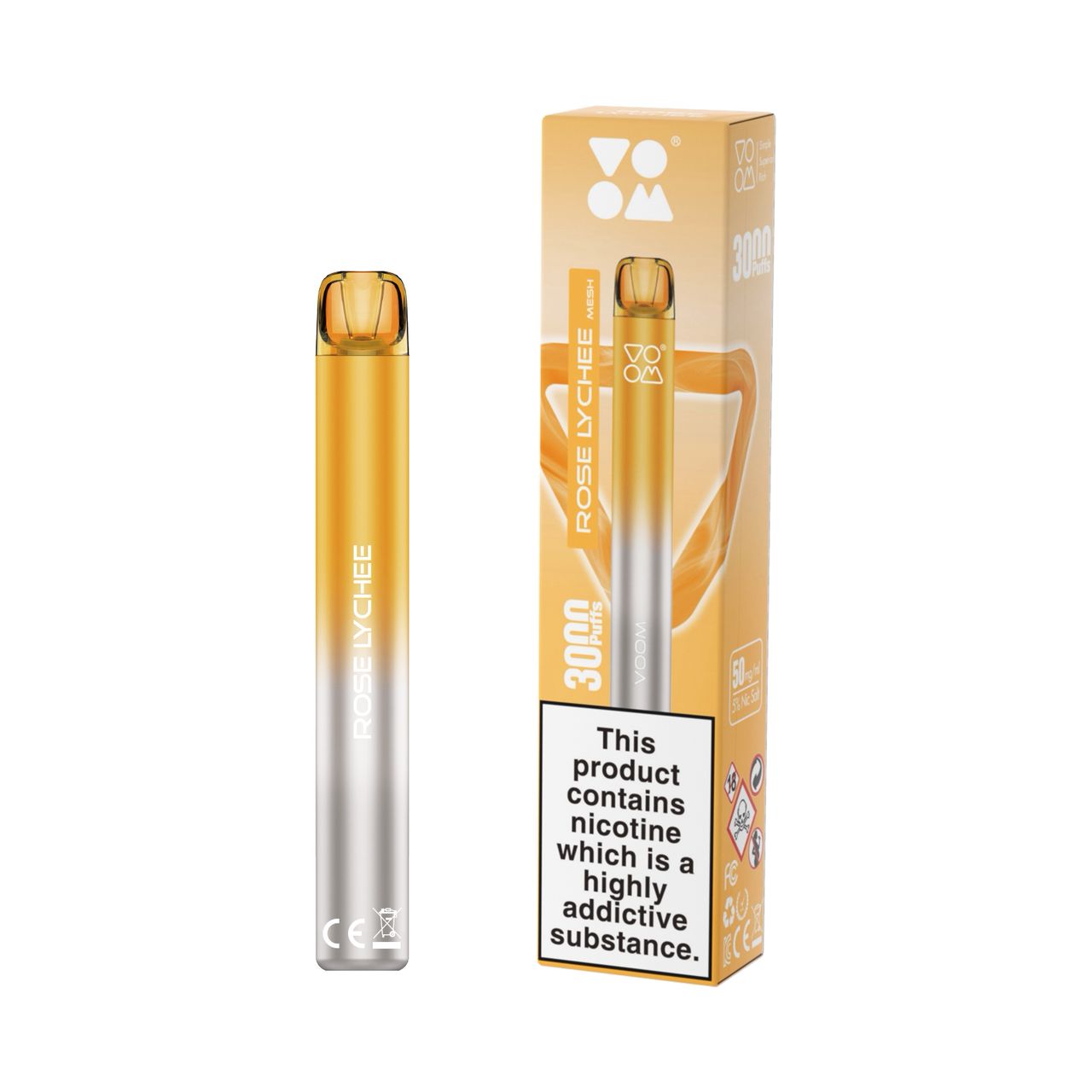 Voom Mesh 3000 Puff Disposable Rose Lychee Voom Mesh 3000 Puff Disposable Rose Lychee