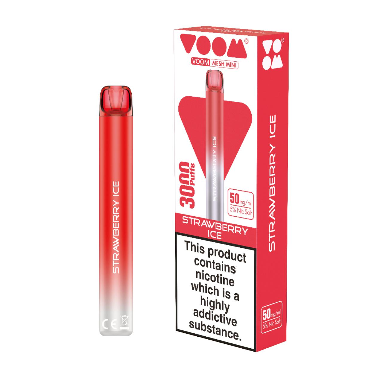 Voom Mesh 3000 Puff Disposable Strawberry Ice Voom Mesh 3000 Puff Disposable Strawberry Ice