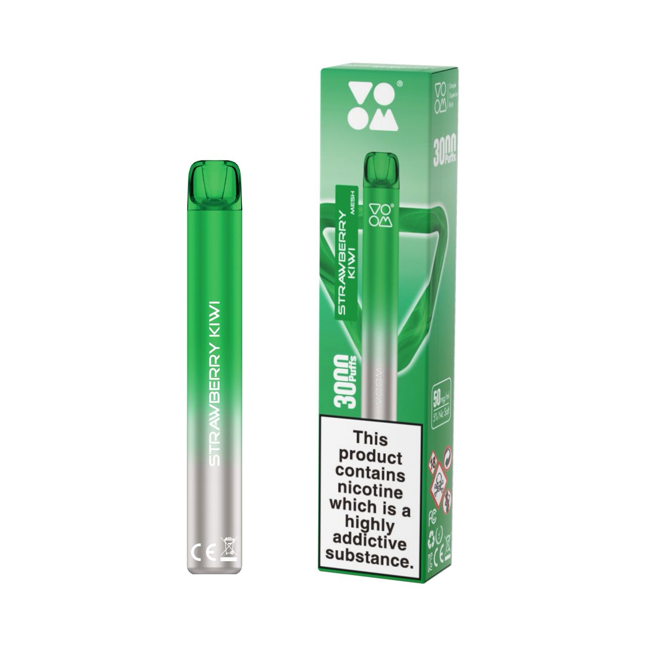 Voom Mesh 3000 Puff Disposable Strawberry Kiwi Voom Mesh 3000 Puff Disposable Strawberry Kiwi