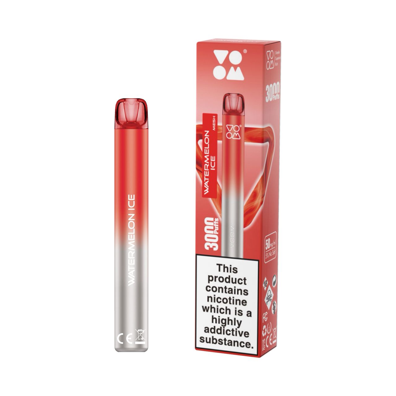 Voom Mesh 3000 Puff Disposable Watermelon Ice Voom Mesh 3000 Puff Disposable Watermelon Ice