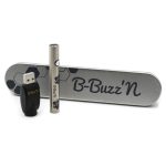B-Buzz'n 510 Theard Vape Pen-Silver Parts