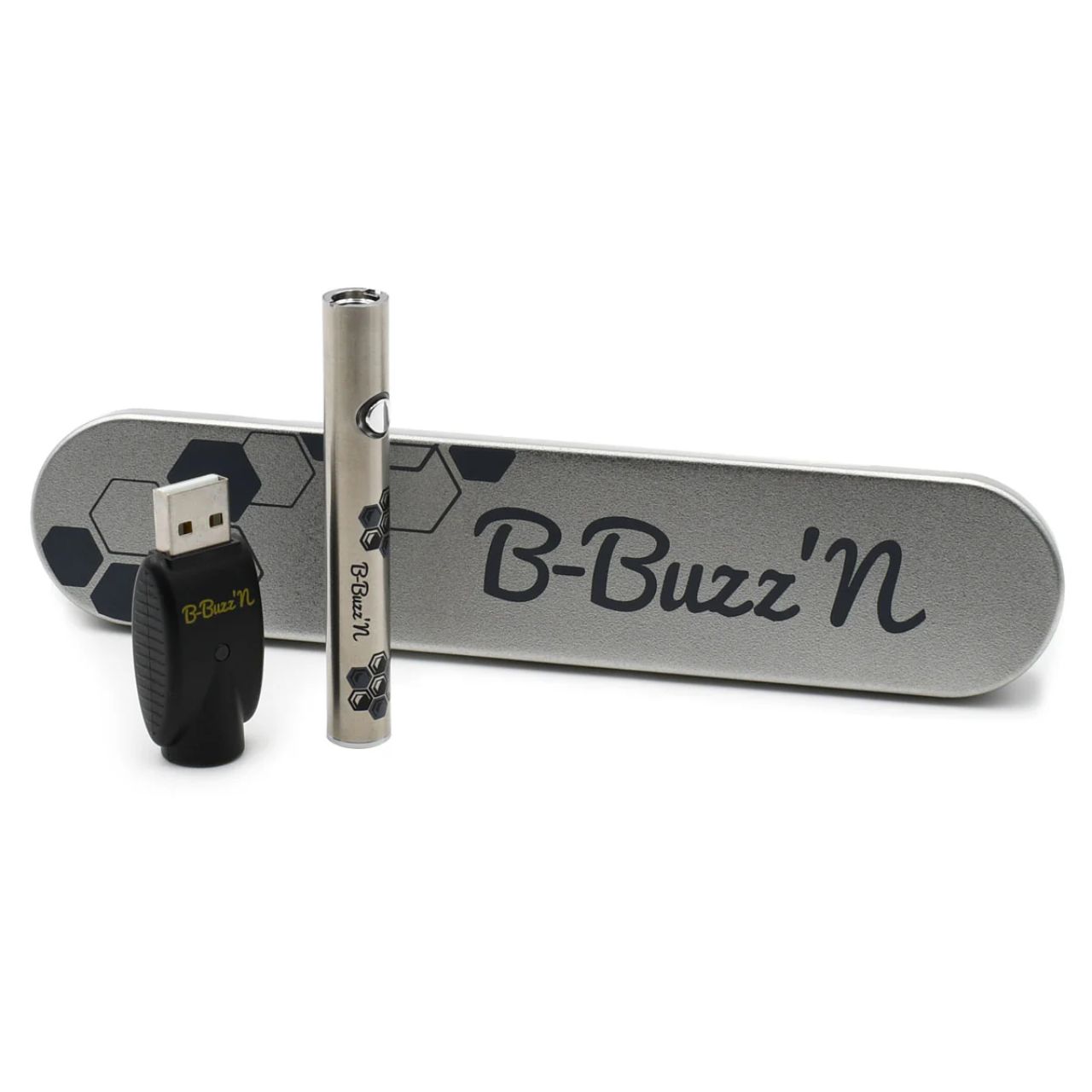 B-Buzz'n 510 Theard Vape Pen-Silver Parts B-Buzz'n 510 Theard Vape Pen-Silver Parts