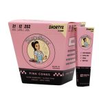 Blazy Susan Pink Cones 21PK Shortys - 53MM Box