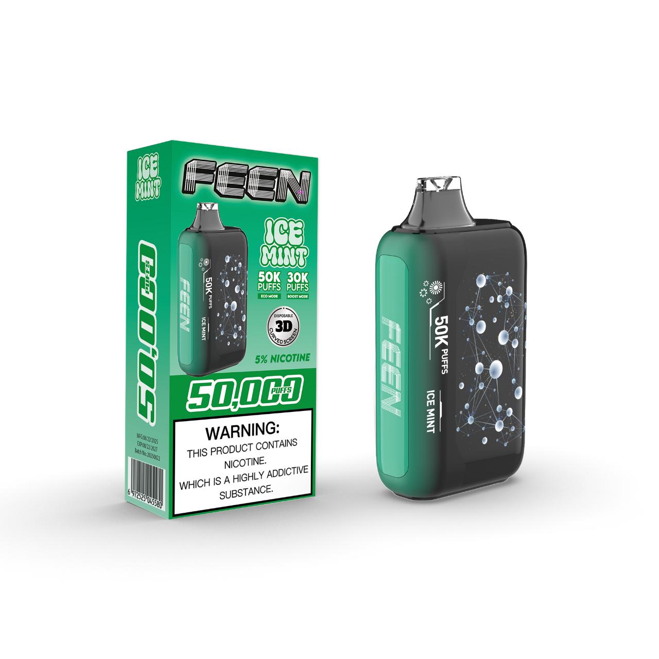 Feen 50K Puff Disposable Ice Mint Feen 50K Puff Disposable Ice Mint