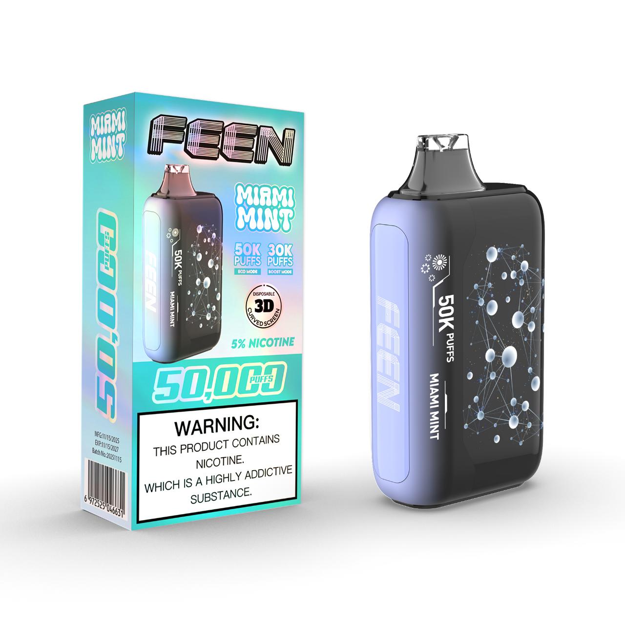 Feen 50K Puff Disposable Miami Mint Feen 50K Puff Disposable Miami Mint