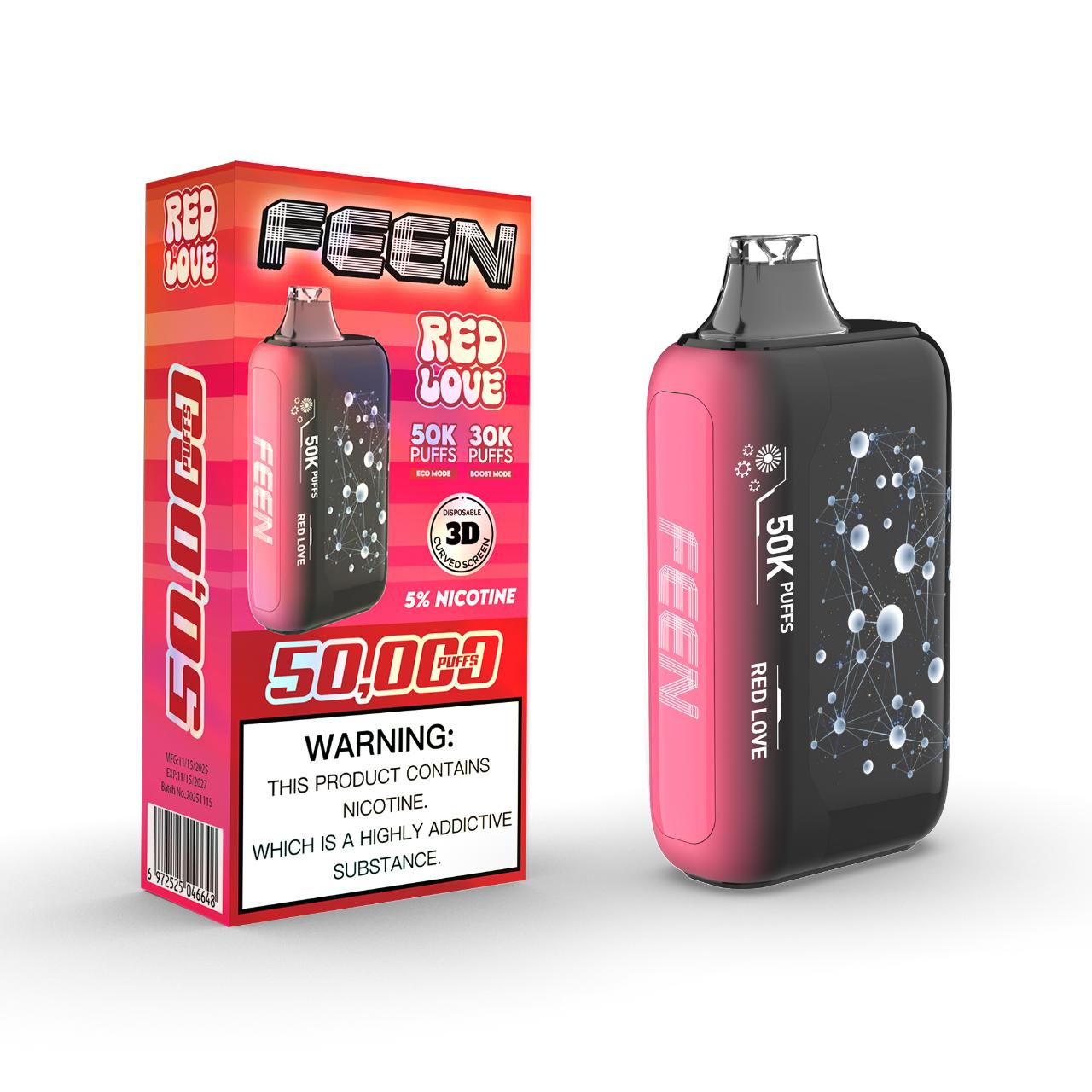 Feen 50K Puff Disposable Red Love Feen 50K Puff Disposable Red Love