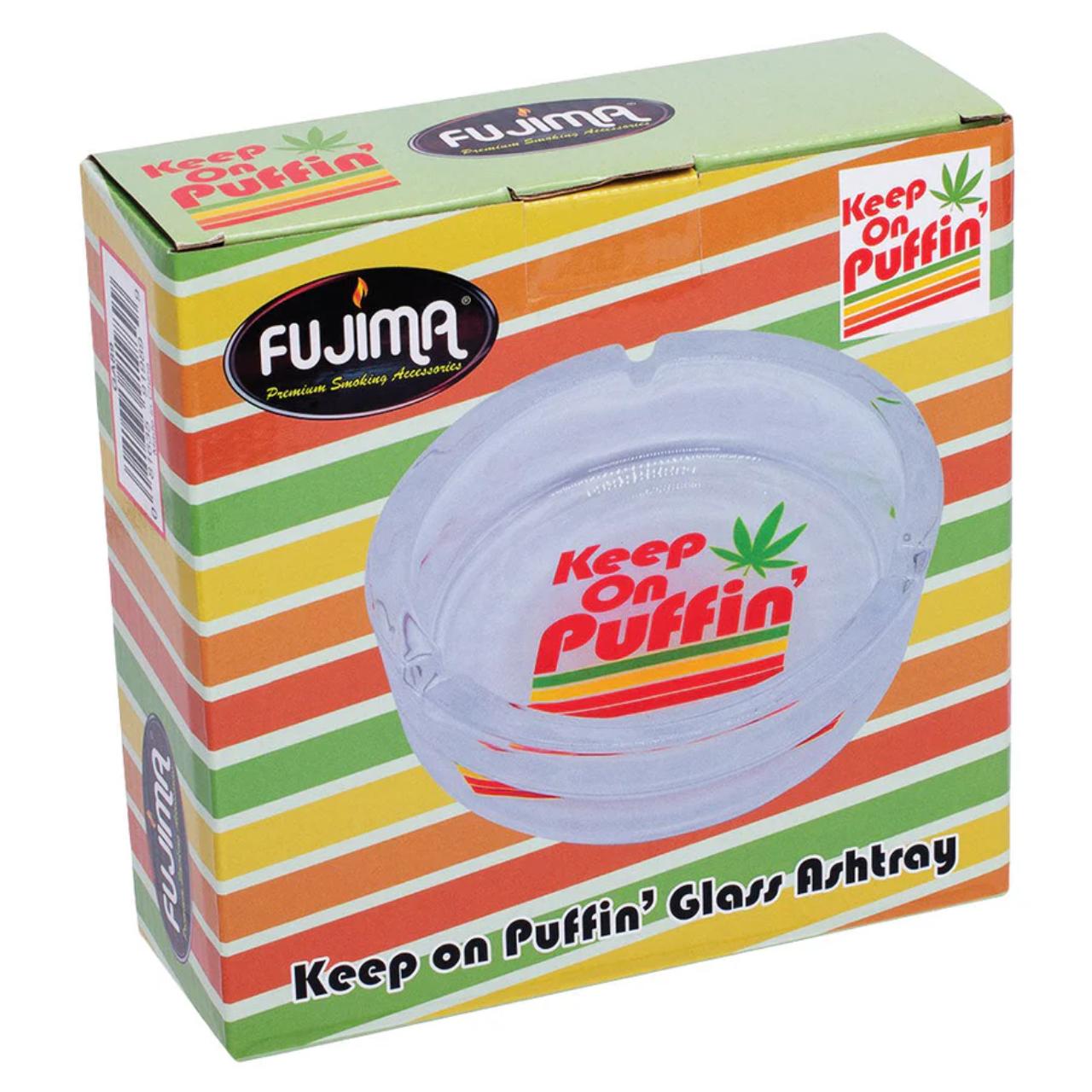 Fujima Keep on Puffin Glass Ashtray Box Fujima Keep on Puffin Glass Ashtray Box