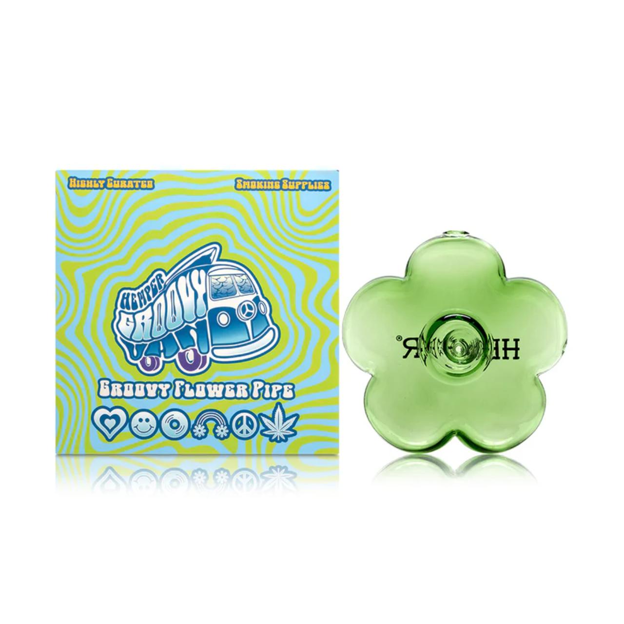 Hemper Hand Pipe Groovy Flower Hemper Hand Pipe Groovy Flower