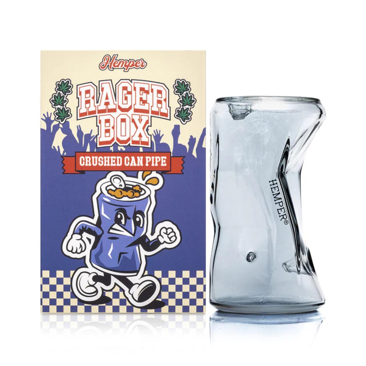 Hemper Hand Pipe Rager Box Crushed Can Hemper Hand Pipe Rager Box Crushed Can