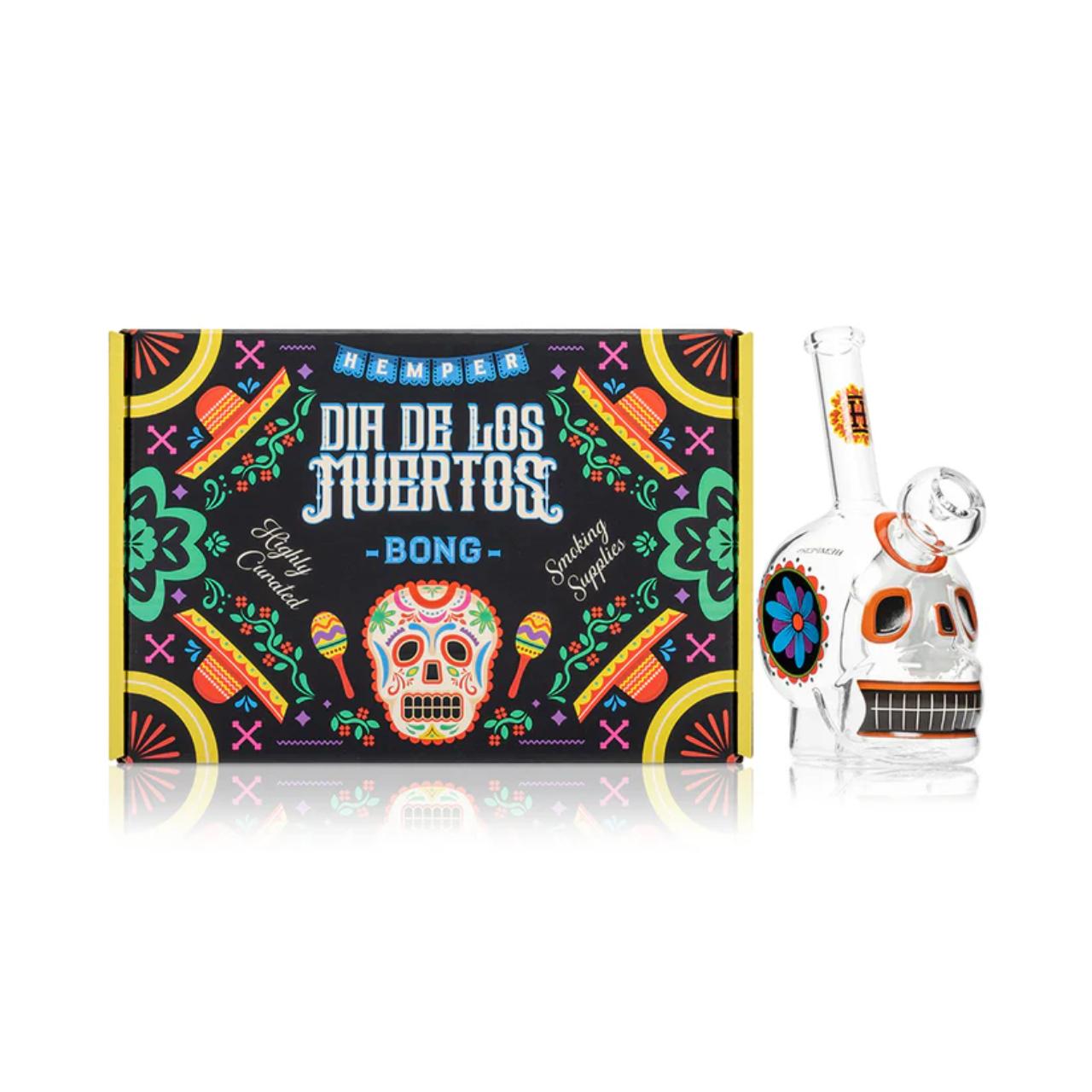 Hemper water Pipe-Dia De Los Muertos Hemper water Pipe-Dia De Los Muertos
