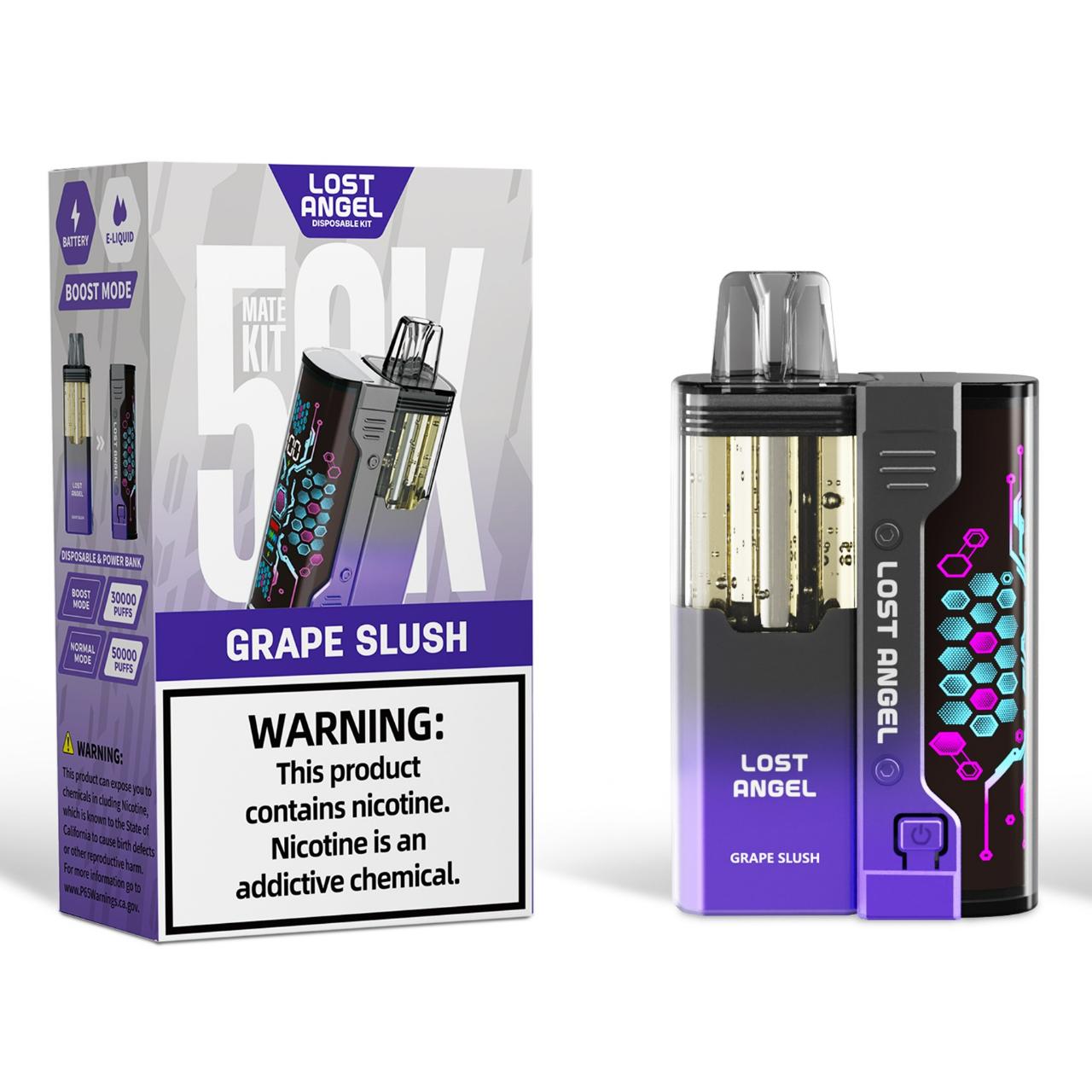 Lost Angel Mate Kit 50K Puff Disposable Grape Slush