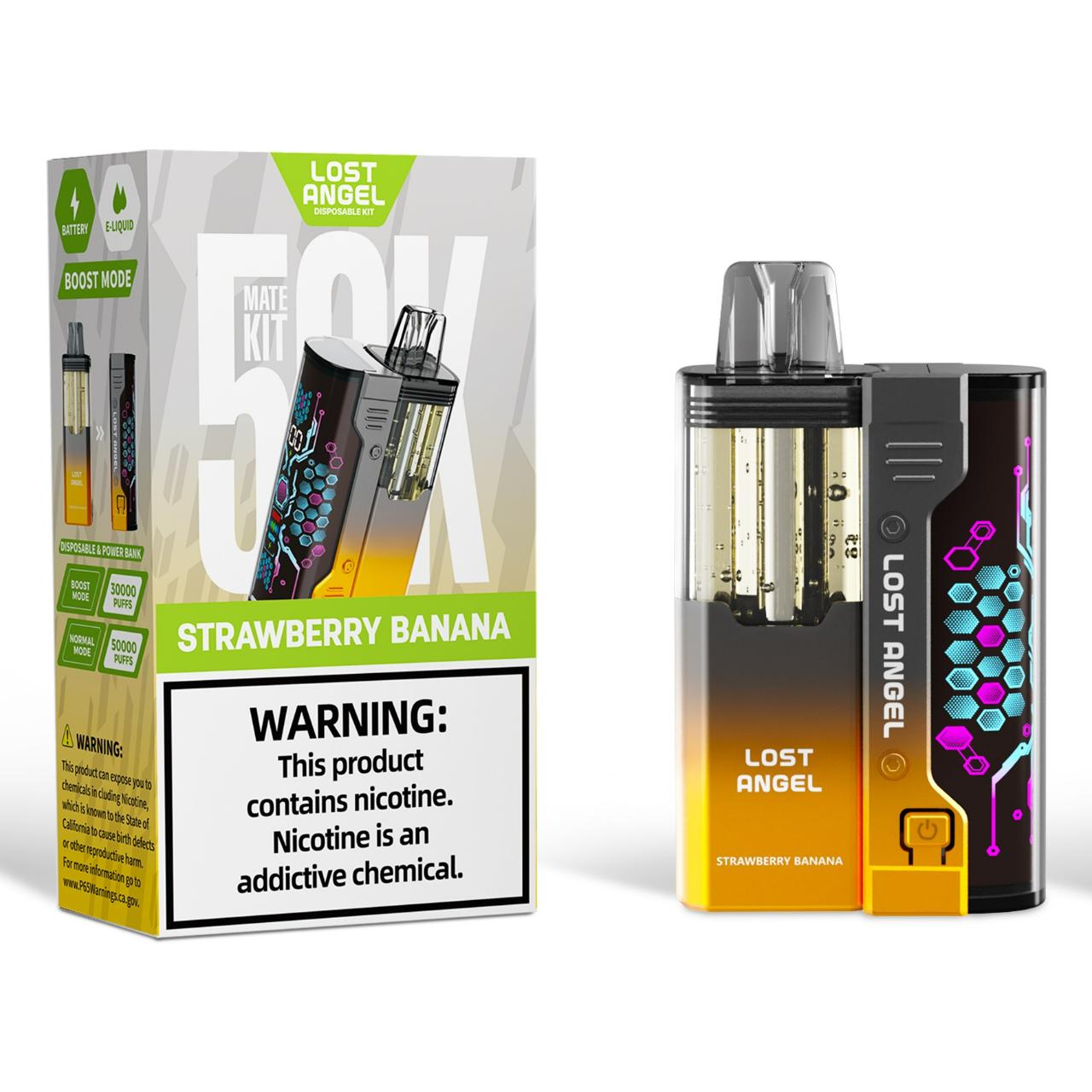 Lost Angel Mate Kit 50K Puff Disposable Strawberry Banana