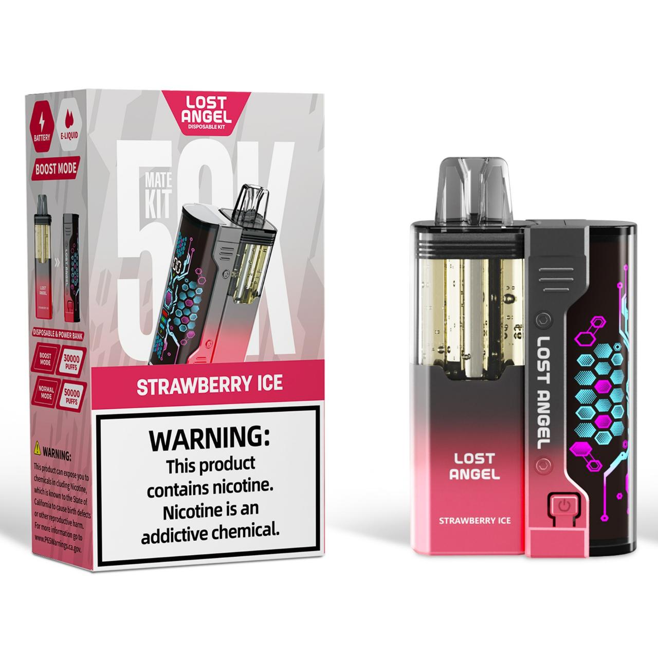 Lost Angel Mate Kit 50K Puff Disposable Strawberry Ice