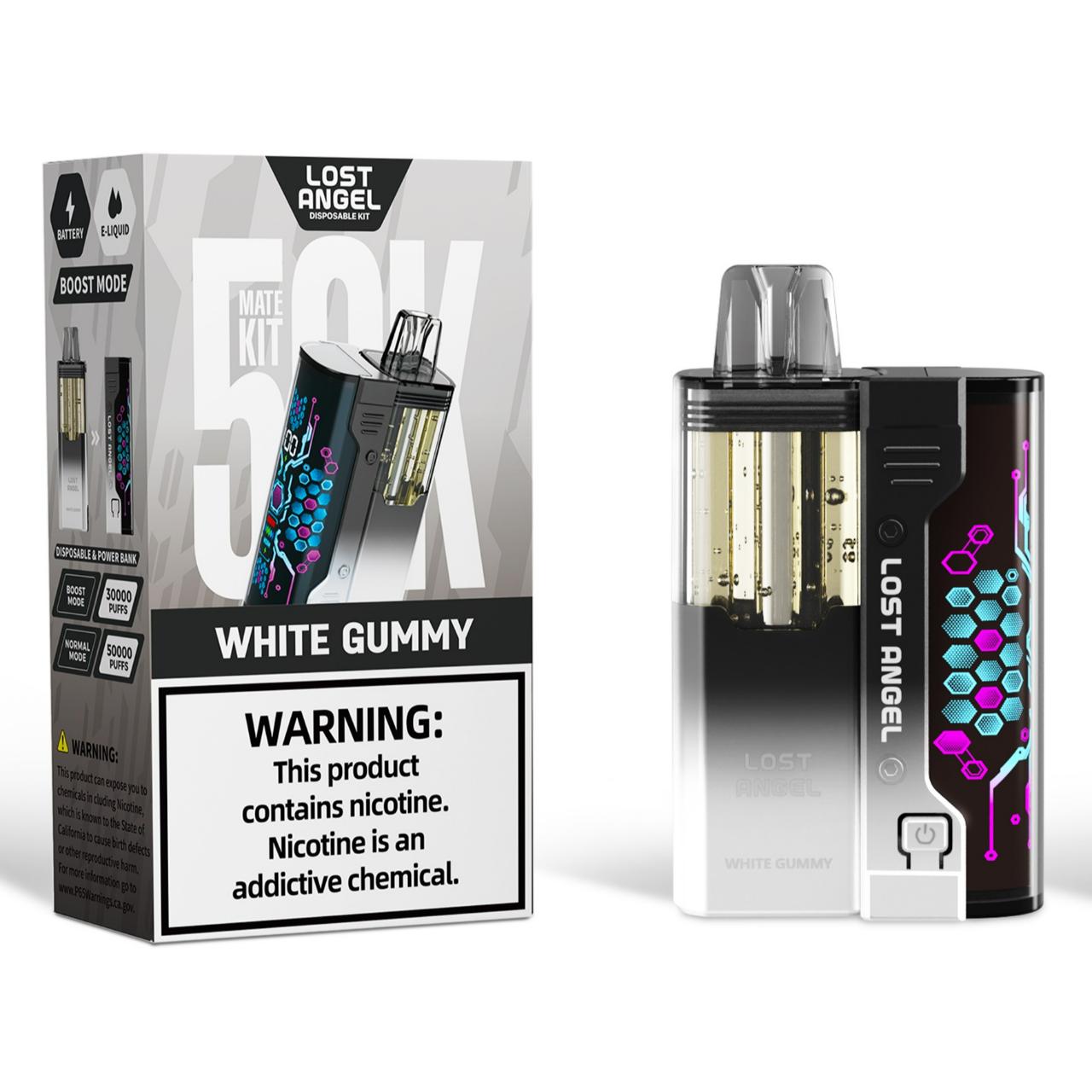 Lost Angel Mate Kit 50K Puff Disposable White Gummy