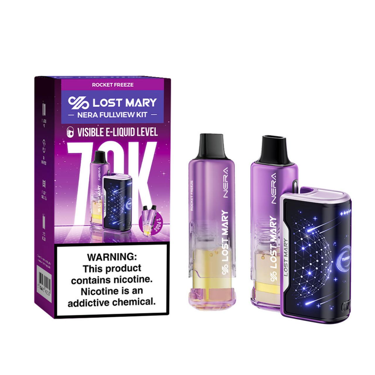 Lost Mary Nera Fullview Kit 70K Puff Disposable Rocket Freeze