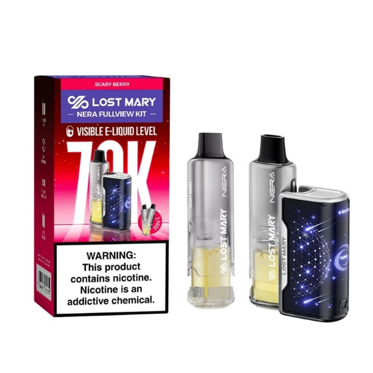 Lost Mary Nera Fullview Kit 70K Puff Disposable-Scary Berry