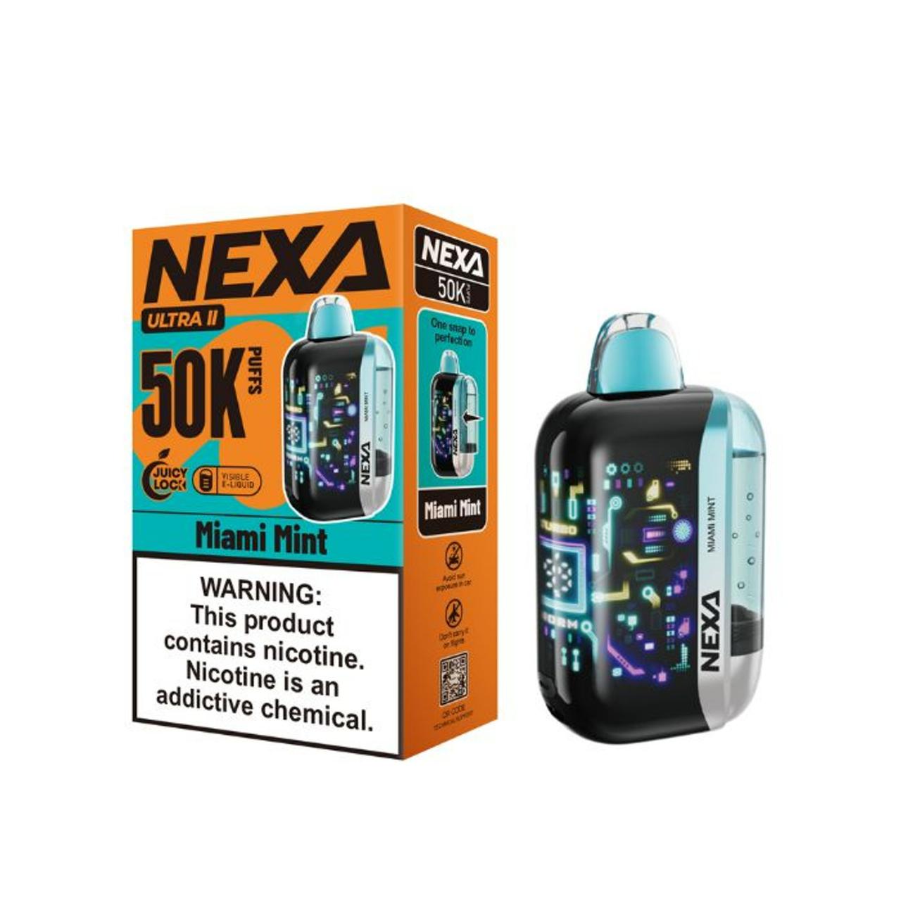 NEXA Ultra ll 50000 Puff Disposable Miami Mint