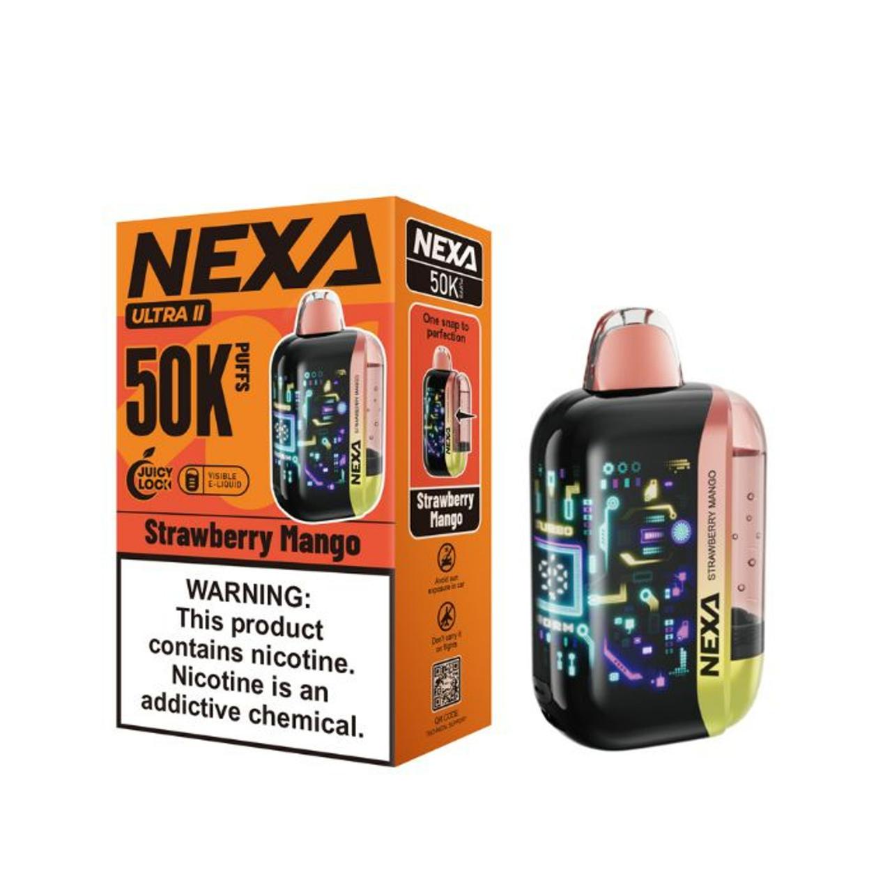 NEXA Ultra ll 50000 Puff Disposable Strawberry Mango