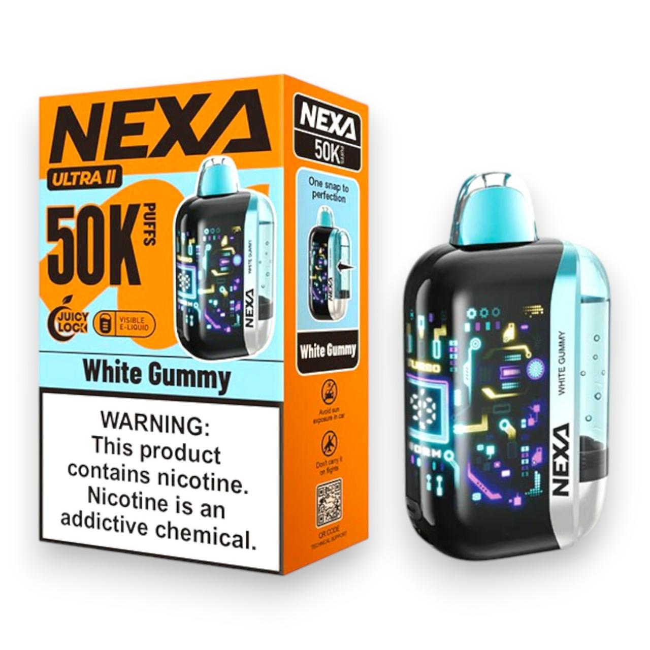 NEXA Ultra ll 50000 Puff Disposable-White Gummy