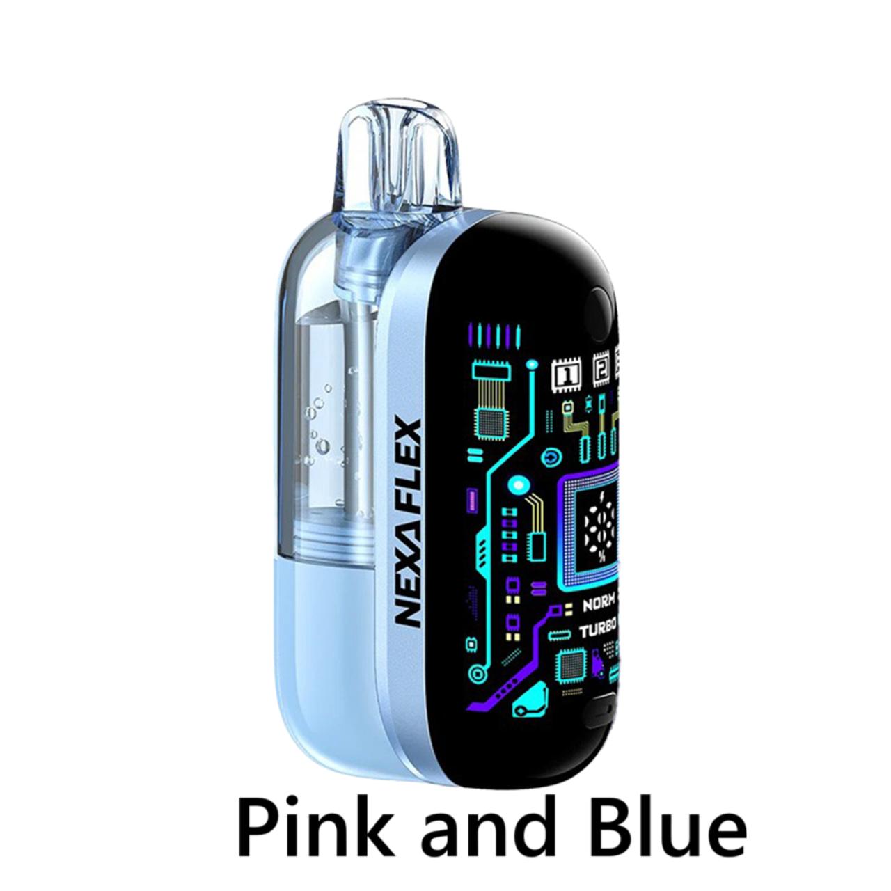 Nexa Flex Crytal Kit 40K Puff Disposable-Pink and Blue
