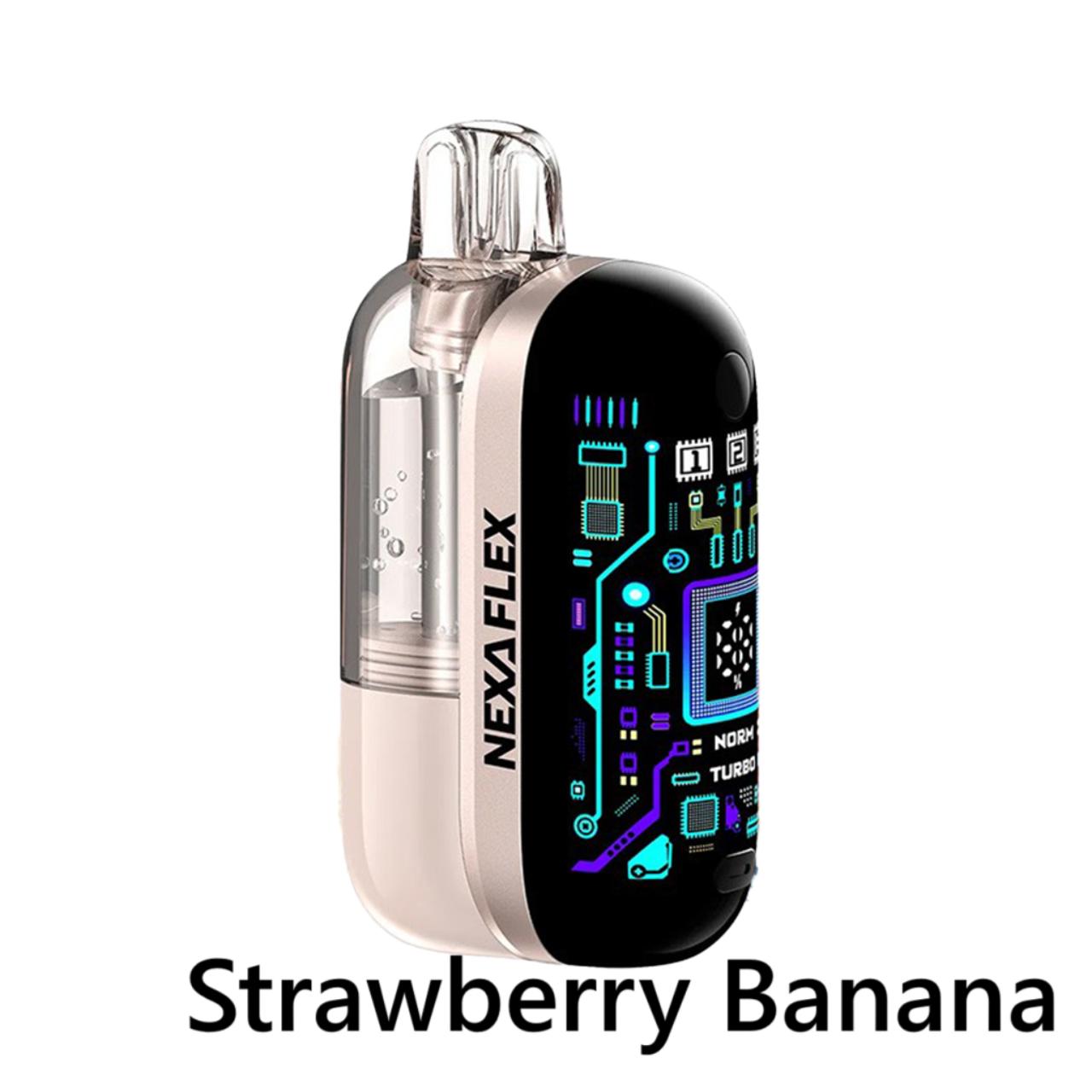 Nexa Flex Crytal Kit 40K Puff Disposable-Strawberry Banana