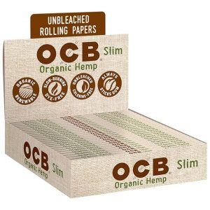 OCB Rolling Papers 24PK-Slim Organic Hemp