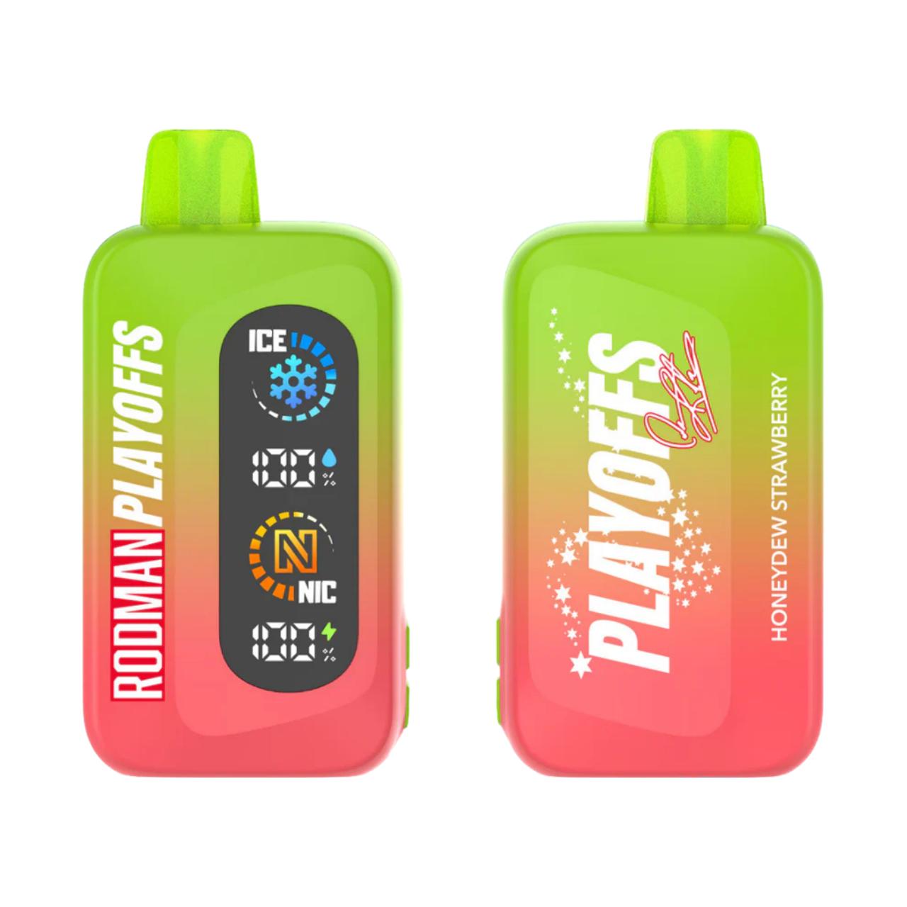 RODMAN Playoffs Ice-Nic Control 50K Puff Disposable Honeydew Strawberry RODMAN Playoffs Ice-Nic Control 50K Puff Disposable Honeydew Strawberry