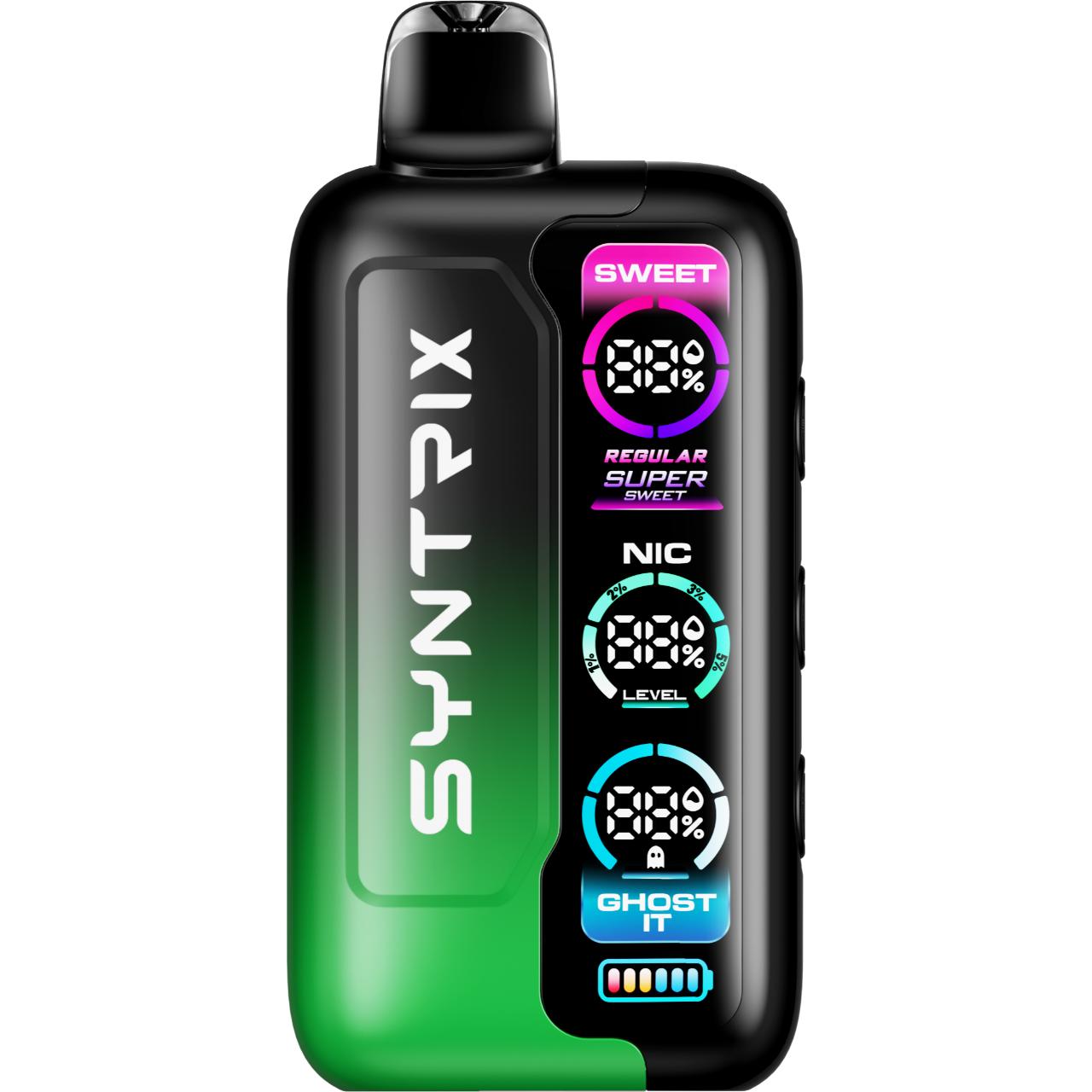 SYNTRIX Ghost It 40K Puff Disposable JEWEL MINT EMERALD device SYNTRIX Ghost It 40K Puff Disposable JEWEL MINT EMERALD device