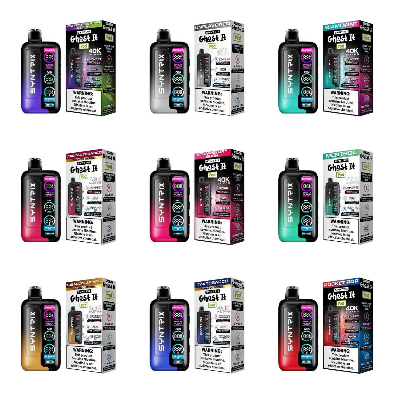SYNTRIX Ghost It 40K Puff Disposable SYNTRIX Ghost It 40K Puff Disposable
