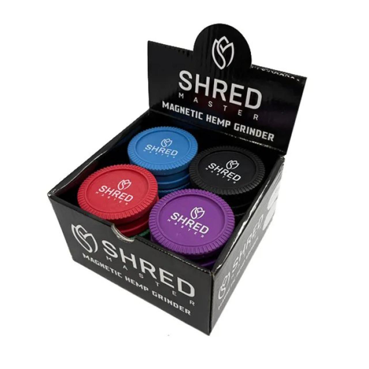 Shred Master Hemp Grinder 2 Piece 12CT Magnetic Shred Master Hemp Grinder 2 Piece 12CT Magnetic