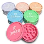 Shred Master Hemp Grinder 2 Piece -24COUNT Pastel-1