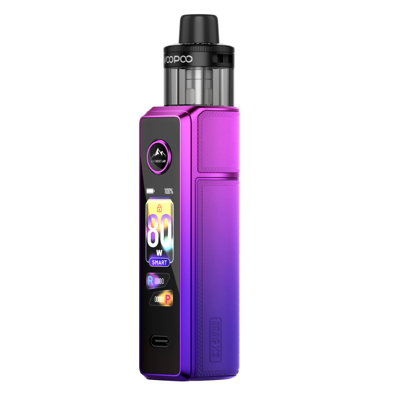 VooPoo Drag X3 Kit Aurora Purple VooPoo Drag X3 Kit Aurora Purple